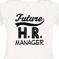 thumbnail image 4 of Inktastic Future HR Manager Boys or Girls Long Sleeve Baby Bodysuit, 4 of 5
