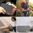 thumbnail image 4 of Sonducket Bolsa de almacenamiento Cubo Estuche montado en el vehículo Gran capacidad en orden Gadget minimalista moderno Secado rápido Hombres Envolturas para manijas de equipaje Grande, 4 of 6