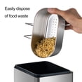 thumbnail image 4 of Primegos Stainless Steel Sink Drain Basket Rustproof Corrosion Resistant Efficient Filtering Kitchen Organizer Corner Sink Strainer, 4 of 8
