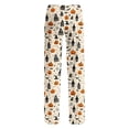 thumbnail image 6 of Stamzod Womens Fashion 2026 Halloween Pajama Pants Cute Print Straight Leg Pj Pants Women Sleep Pants with Elastic Waist Drawstring XXXXL, 6 of 7