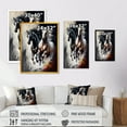 thumbnail image 4 of Designart Two Horses Running I Canvas Wall Art, 4 of 5