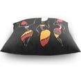 thumbnail image 4 of GZHJMY Soft Smooth Skin-Friendly Throw Pillow Cover Without Pillow Case16 x16 Shrink-Resistant Breathable Hidden Zipper Opening, Sofa Bed Office Farmhouse Room Easy to Disassemble|African Dancers, 4 of 7