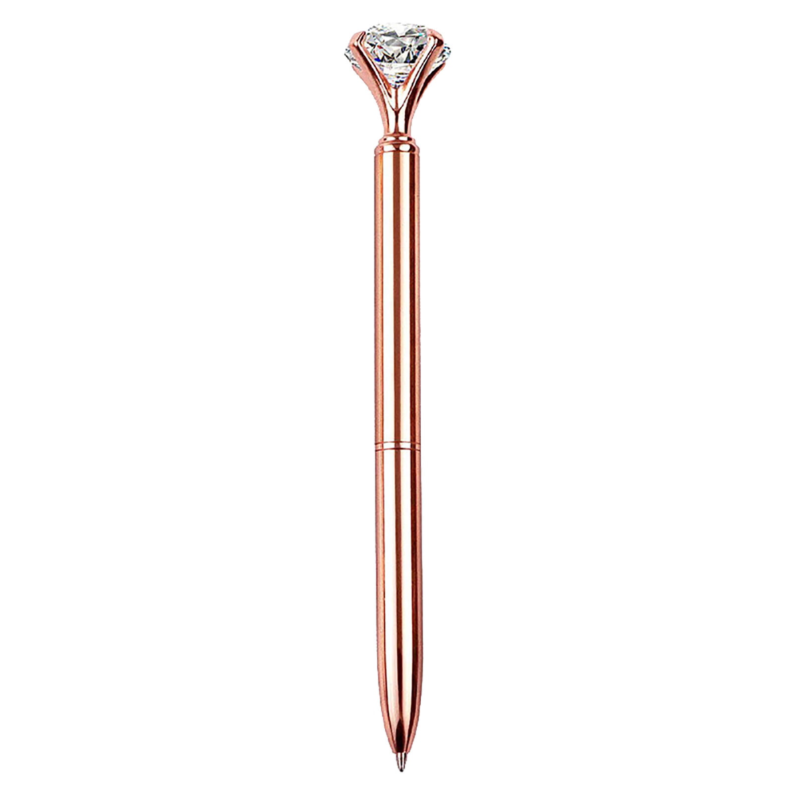 Ballpoint Pens Metal Crystal Diamond Pen Pen for Journaling Retractable  Fancy Pens Gifts for Women School Wedding Office Home Supplies 1Ml Metal A  