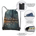 thumbnail image 3 of Naloa Magical Butterfly In Forest Drawstring Backpack String Bag Cinch Water Resistant for Gym Shopping Sport Yoga, 3 of 6