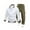 002 White, variant on Men's Casual Jacket Work Pants Set Fashionable Thin Jacket Long Pants Set Casual Athletic Tracksuit 2 Piece
