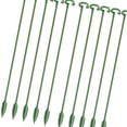 thumbnail image 2 of Estaca de soporte para plantas Soporte de flores de jardín multiusos Espiral doble de metal (48 cm), 2 of 3