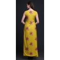 thumbnail image 4 of Bimba Floral Ladies Printed Front Slit Sleeveless Maxi Summer Long CasualDress-X-Small, 4 of 5