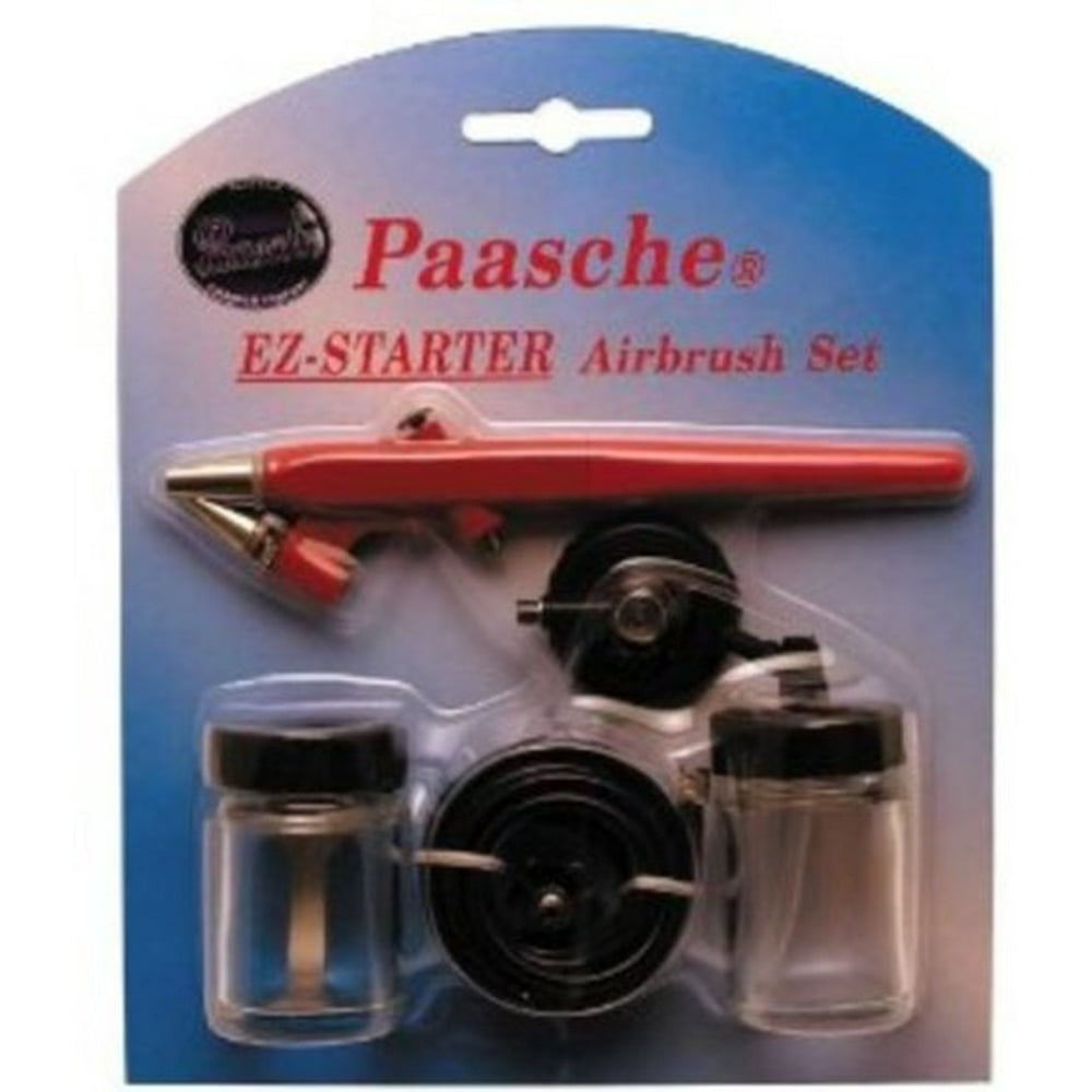 Paasche EZSTARTER Single Action Beginner Airbrush Kit MultiColored