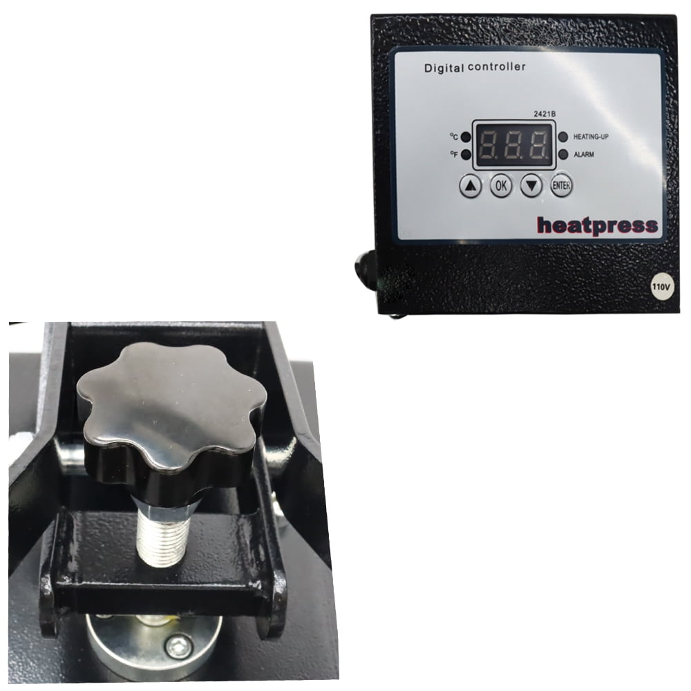 Manual Flat Sublimation Transfer Heat Press Hot Stamping Machine