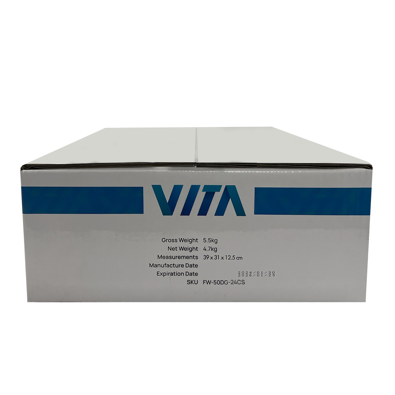 Achim Vita Unscented Flushable Wipes 6.8in x 5.3in - 24 Resealable Packs -1200 total wipes