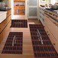thumbnail image 2 of Kitchen Rugs Sets 3 Piece with Runner Floral Kitchen Floor Mat Carpet Farmhouse Rugs and Mats Non Skid Washable Runner Rug for Kitchen Office Sink Laundry, 2 of 12