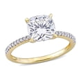 thumbnail image 1 of 2.00 Carat (ctw) Lab-Created Moissanite Solitaire Engagement Ring 14K Yellow Gold, 1 of 4