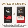 thumbnail image 4 of Peet's Coffee Crema Scura Premium Medium Roast Intensity 9 Espresso Coffee Pods, 10 Count, 4 of 10