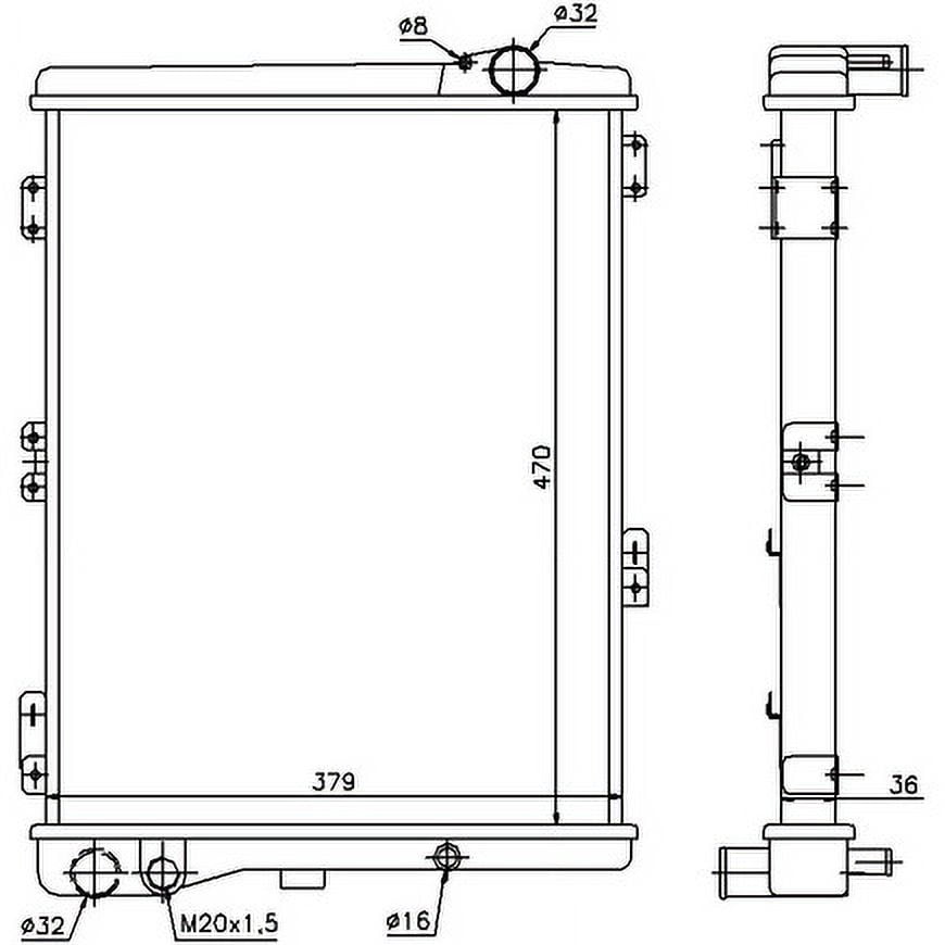 Nissens 604411 Radiator