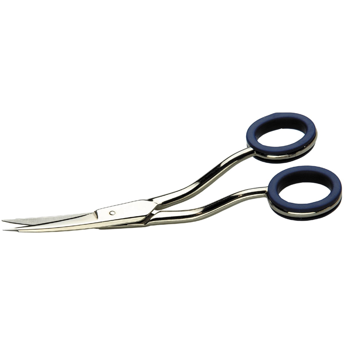 Heritage Cutlery Curved Handle Machine Embroidery Scissors with Microtips VP45
