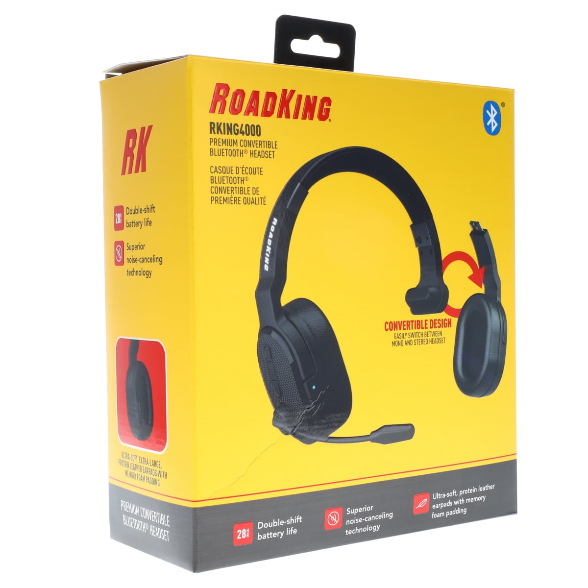 Roadking Premium Convertible Bluetooth Headset RKING4000