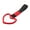 black + red, variant on Heart Shaped Car Electrostatic Strap Decorative Hanging Ring Rear Bumper Ring