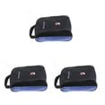 thumbnail image 1 of Sonducket Organizador de bolsa de zapatos de golf dominante Bolsas portátiles Bolsillo de gran capacidad Deportes Senderismo Accesorios para calcetines Azul negro 3piezas Sonducket CBP193980, 1 of 6