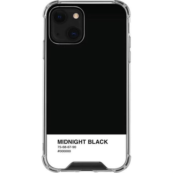 Skinit Color Palette Midnight Black iPhone 13 Clear Case