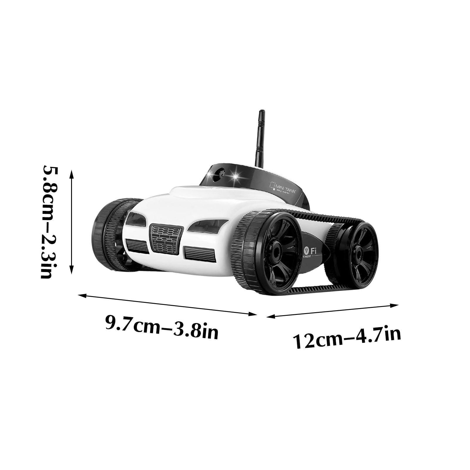 TERGAYEE Mini WIFI Real Time Transmission Camera Crawler Remote Control Car, Mobile Phone Control Two Wheel Drive Toy Cars Christmas Gifts Birthday Gifts