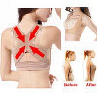 fastboy Adjustable Shoulder Support Correction Humpback Posture Corrector Body Efficiently Gather Breasts Belts Chest Support Clothes for Women