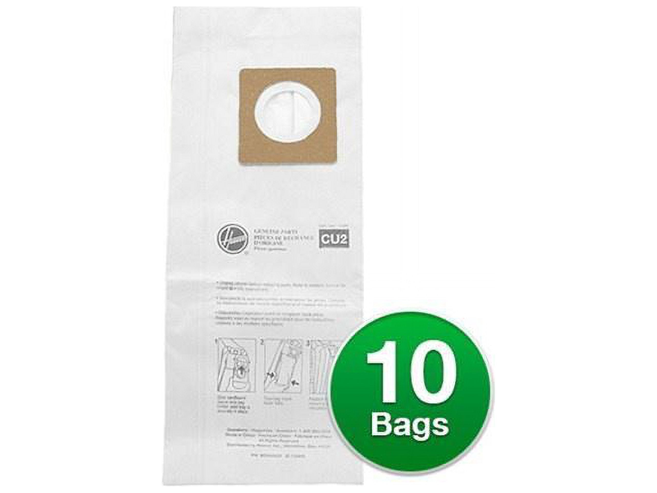 Hoover Commercial Bag Cu2 Standard, 10 pack, AH10143