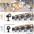 thumbnail image 4 of Outdoor LED Christmas Projector, Snowflake Lamp for Indoor and Outdoor Use, IP65 Waterproof with Remote Control., 4 of 5