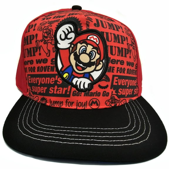 Baseball Cap - Nintendo Super Mario - Red/Black