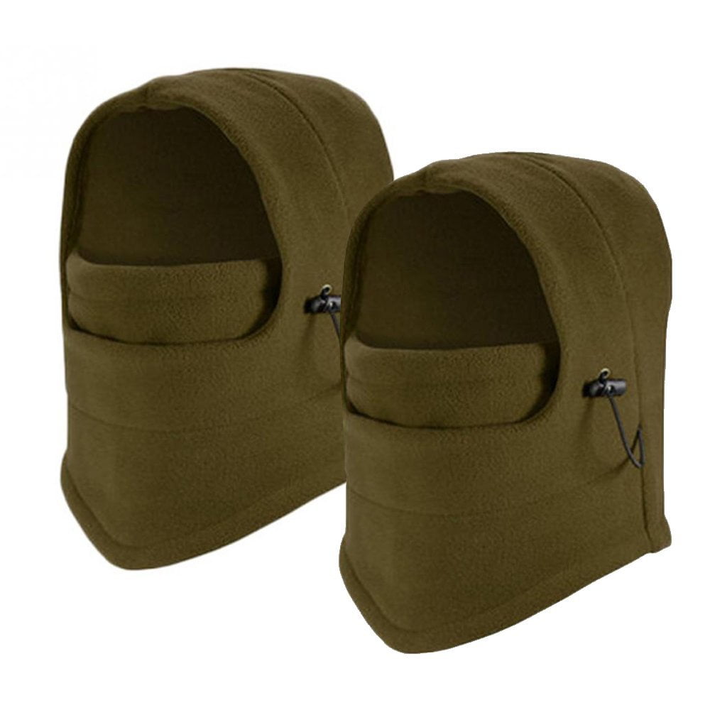 Balaclava Fleece Windproof Ski Mask 2 Pcs,iClover Cold Weather Face Mask Motorcycle Neck Warmer or Tactical Balaclava... by iClover