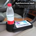 thumbnail image 3 of Yous Auto Car Portabebidas Cuña de Costura de Asiento Car Soporte para Cup Universal Extra Bandeja de Soporte para Cup Asiento Multifuncional Cuña Organizador de Almacenamiento Soporte para Bebidas para Botella de 2,7" Teléfono de Comida Cup, 3 of 9