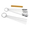 4x11 Pieces Airbrush Spray Cleaning Repair Tool Kit Steel Needle Brush Set