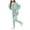 Blue, variant on Brilliant Nightgowns for Women Ladies Coral Fleece Warm Pajamas Set Can Be Worn Out Long Sleeve Cardigan Pocket Homewear Clearance Clothes under $5.00