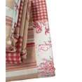 thumbnail image 3 of 100% Turkish Cotton Red Patchwork Queen Duvet Cover Set, 3 of 4