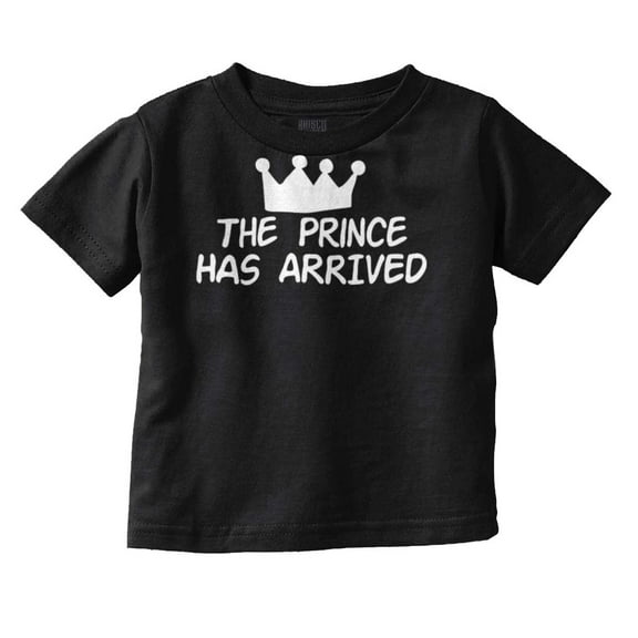 the Prince Has Arrived Handsome Son Youth T Shirt Tee Boys Infant Toddler Brisco Brands 12M