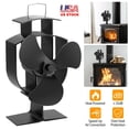thumbnail image 1 of 3-Blade Aluminum Heat Powered Stove Fan for Wood/Log Burner/Fireplace Silent Duarable, 1 of 10