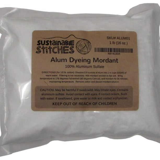 Alum Mordant Aluminum Sulfate 1 Pound