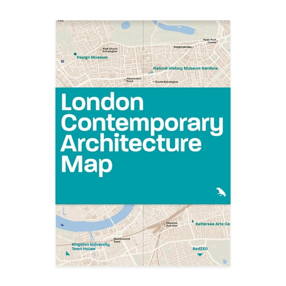London Contemporary Architecture Map: Guide to Contemporary Architecture in London, (Paperback)