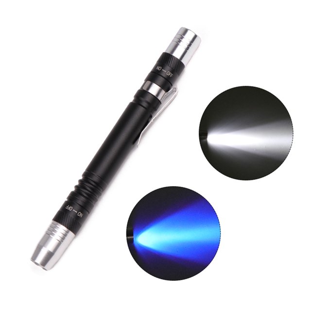 Linterna tipo pluma XPE LED UV linterna multifunción 395nm mini detector portátil