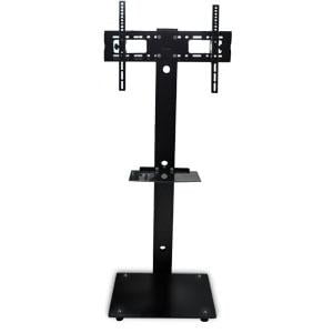 Soporte de Piso para Pantallas Con Repisa de cristal templado Master HO-LCDVD-STAND