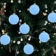 thumbnail image 3 of Adornos navideños, bolas de terciopelo, 6 unidades de 2,36 pulgadas para árbol de Navidad, baby shower, primera Navidad, fiesta de cumpleaños, bolas de terciopelo flocado., 3 of 6