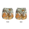 thumbnail image 3 of Balery Skeleton Cowboy And Guitar Pantalones cortos deportivos para mujer con forro y dos bolsillos, elásticos, para entrenamiento, gimnasio, yoga-Small, 3 of 7