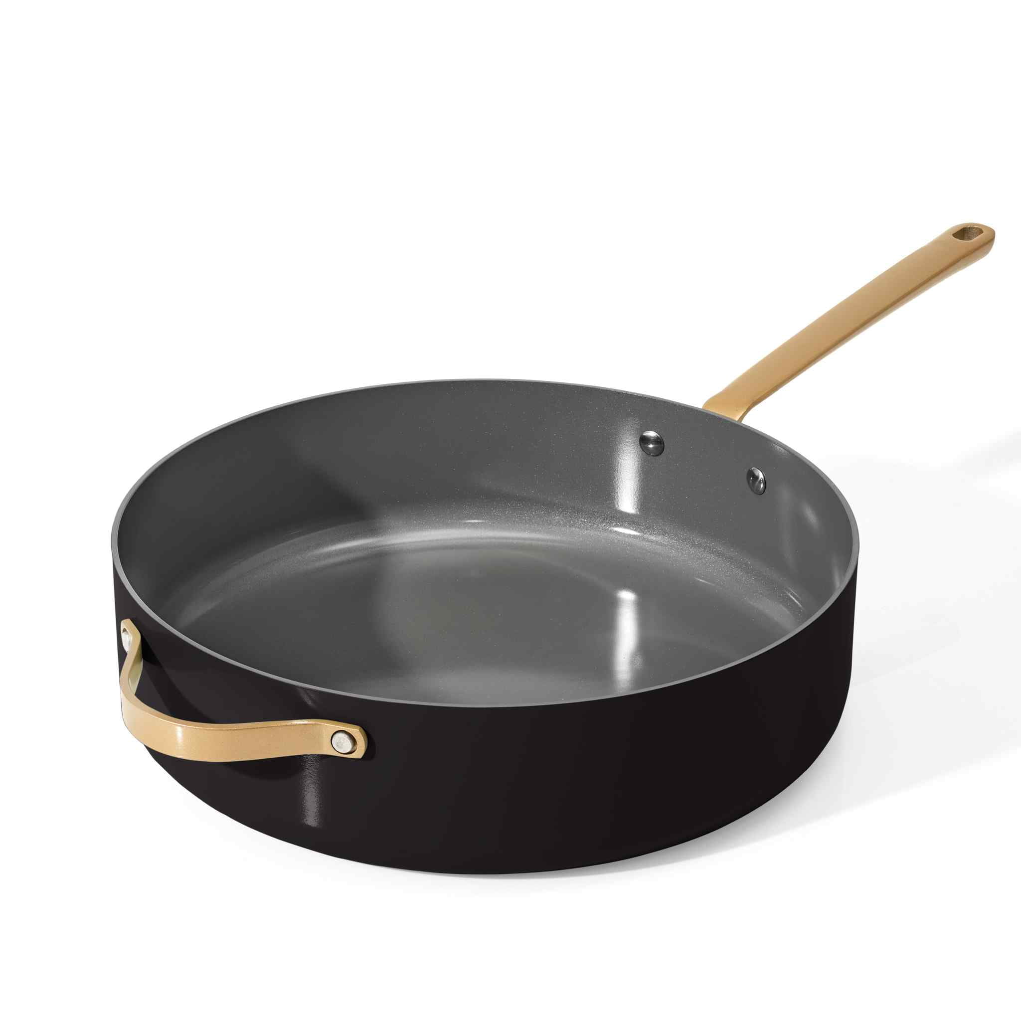 Black Swirl Large Saute Pan