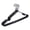 06 (black), variant on 10Pcs Metal Clothes Hanger with Plastic Coating Suit Coat Drying Rack Holder