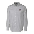 thumbnail image 2 of Men's Cutter & Buck Charcoal Auburn Tigers Vault Big & Tall Oxford Stripe Long Sleeve Button-Down Shirt, 2 of 3