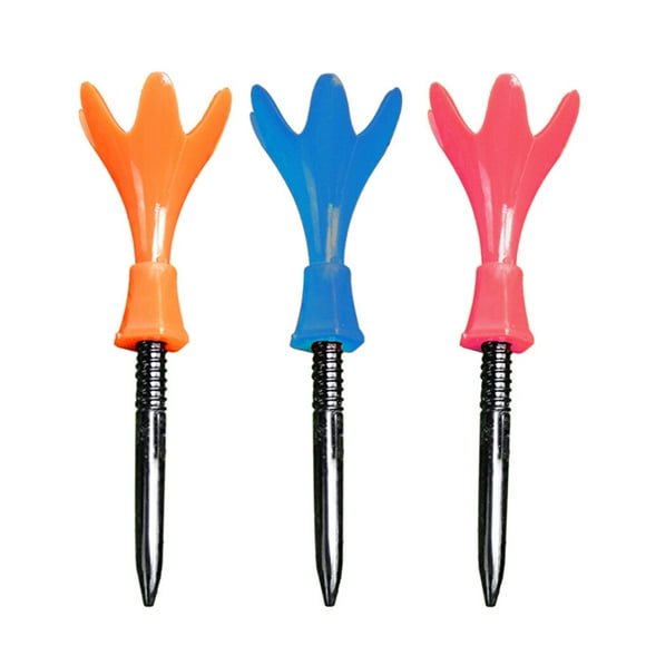 kurtrusly 3 Pcs T-Shirts de Golf Professionnels en Nylon Accessoires de Rangement Extérieur Attaches de Laine pour Plantation de Golf