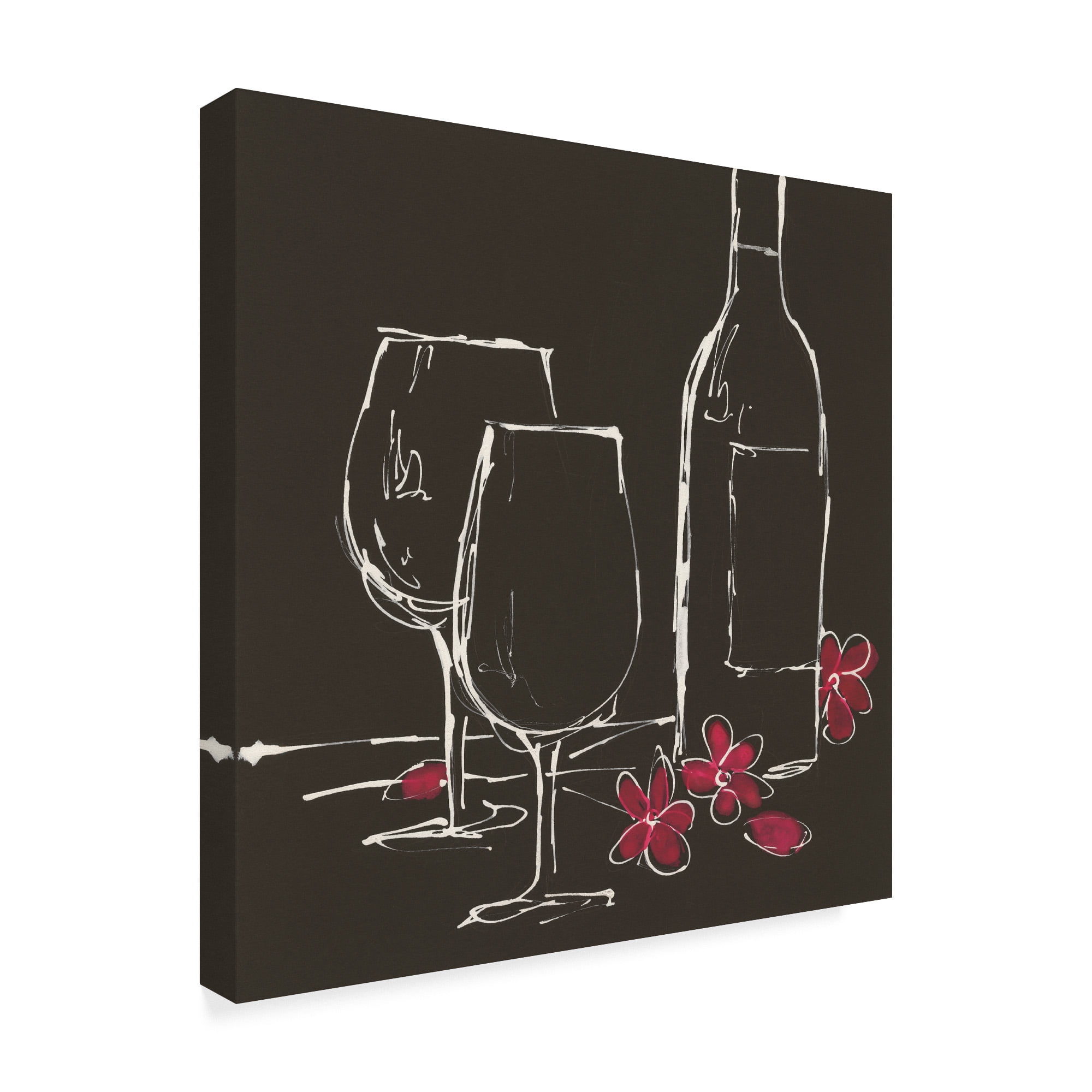 Trademark Fine Art 'Never Enough Red' Canvas Art by Chris Paschke