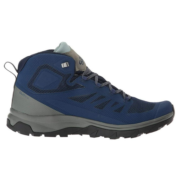 Salomon Outline Mid GTX Medieval Blue/Castor Gray/Green Milieu