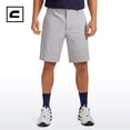 thumbnail image 2 of Men's All-day Comfort Golf Shorts - 9'' Stretch Lightweight Casual Work Flat Front Shorts with Pockets Black01 US32, 2 of 6