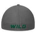 thumbnail image 4 of Men's Fanatics Gray Minnesota Wild Clincher Team Stripes Flex Hat, 4 of 5
