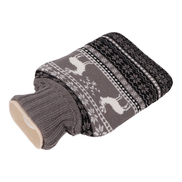 Bolsa de Agua Caliente Suave ANGGREK Cubierta de Punto Respetuosa Con el Medio Ambiente